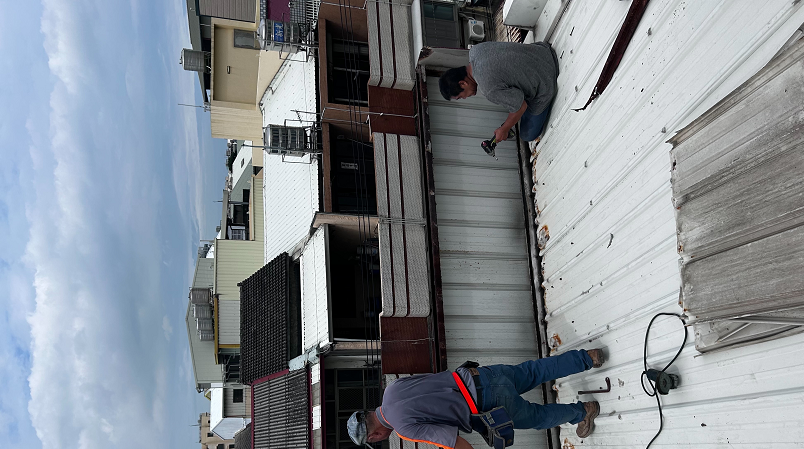 台中浪板工程施工現場，專業高效