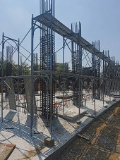 弦鷹架台中安全鷹架施工現場